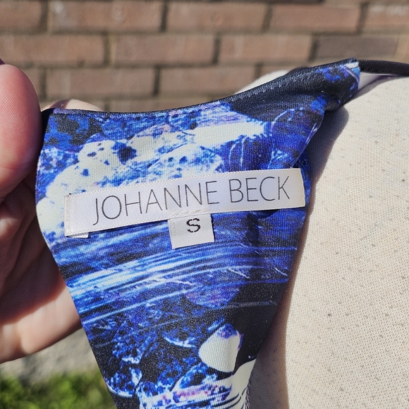 Joanne Beck stretchy blue/ purple dress - Picture 6 of 8